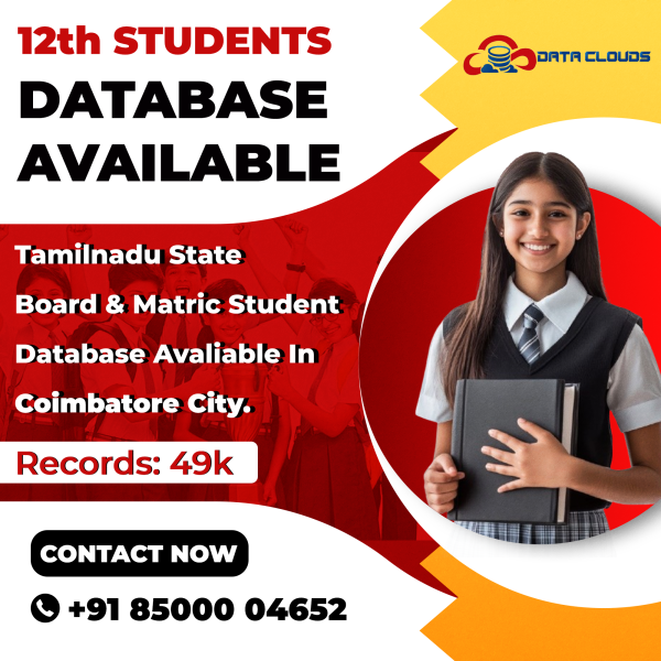 Coimbatore – 49k Students Database